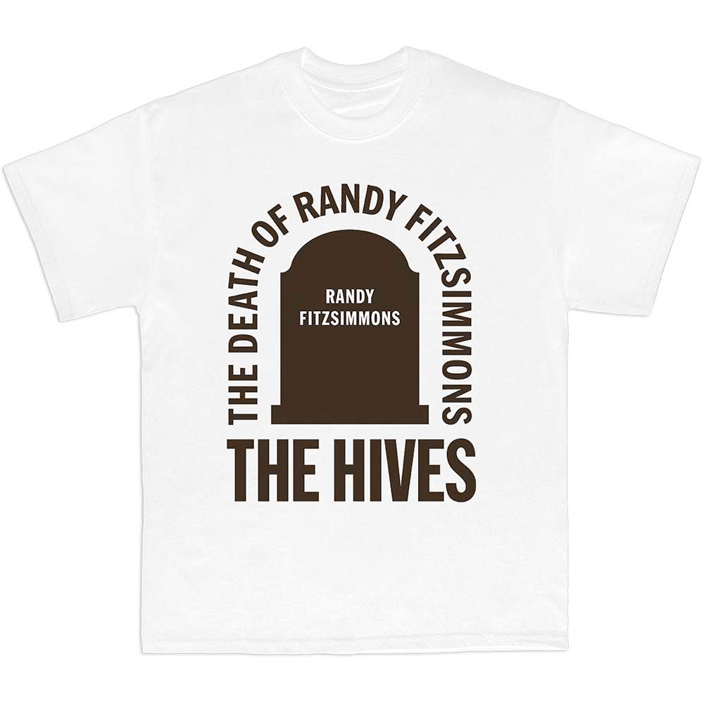 The Hives - Randy Gravestone Heren Tshirt - Wit